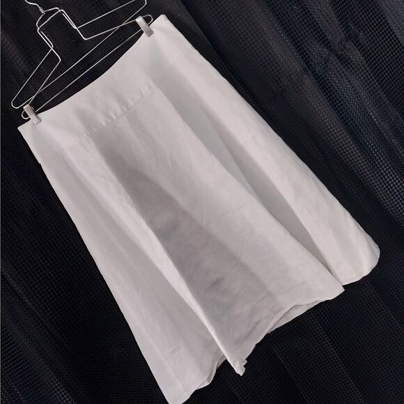 STYLE & CO.! PURE, FRESH WHITE LINEN! LIGHTWEIGHT WIDE WAISTBAND SKIRT! SZ 14 - Picture 7 of 7